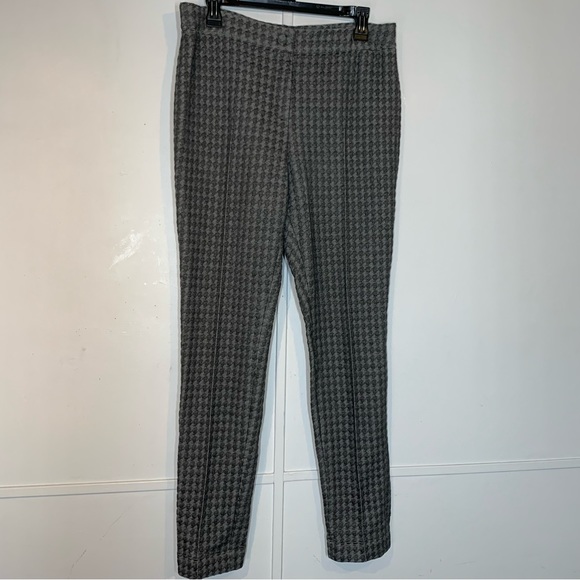 AKRIS PUNTO Mara 3D Houndstooth Jacquard Skinny Pants in Granite - Picture 4 of 13